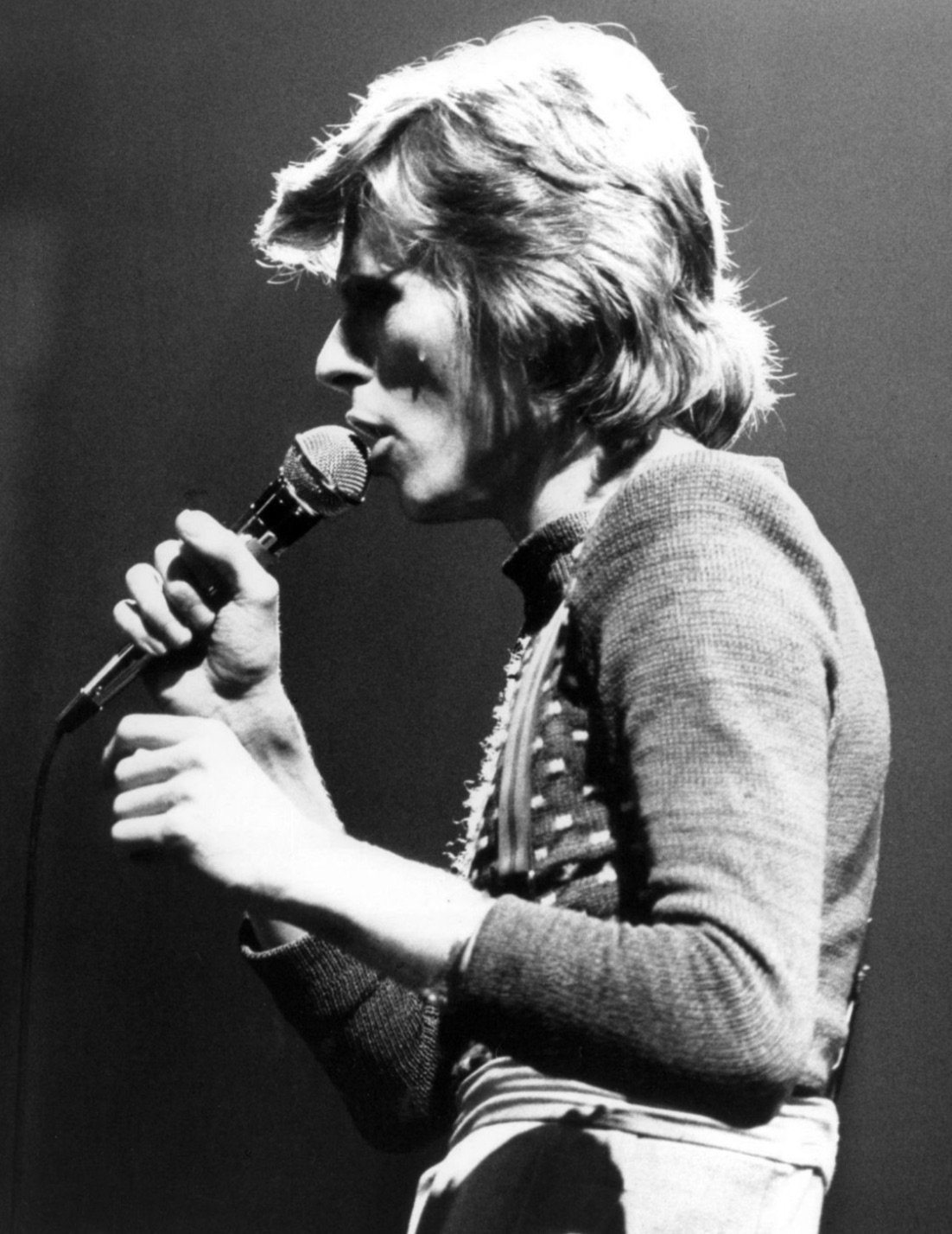 David Bowie performing on “In Concert”